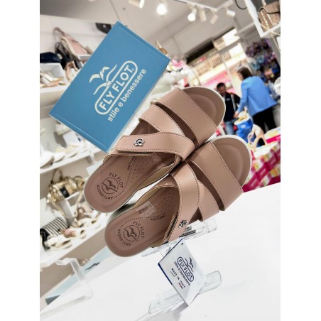 CIABATTE FLY FLOT ROSA CON ZEPPA MEDIA