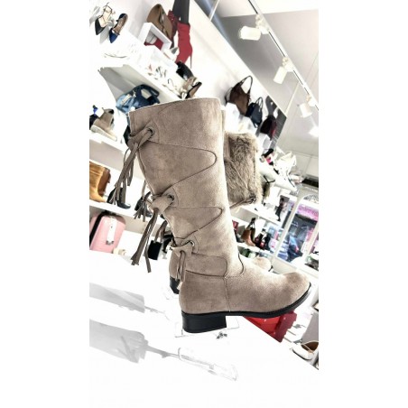 STIVALI DONNA LUNGHI BEIGE