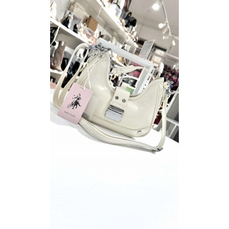 BORSETTE DONNA ESTIVE NERA E BEIGE