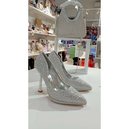 TACCHI DONNA BRILLANTINATI ARGENTO E RAME