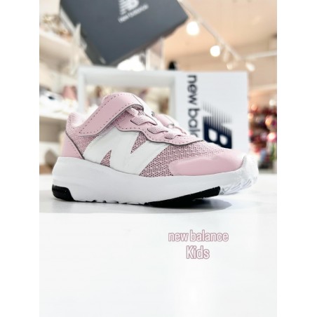 NEW BALANCE PT578PK BAMBINO/A ROSA E NERE DAL 28 AL 35