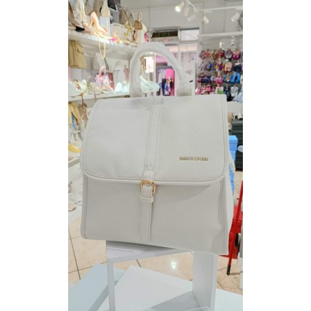 ZAINO ENRICO COVERI DONNA BIANCO E BEIGE